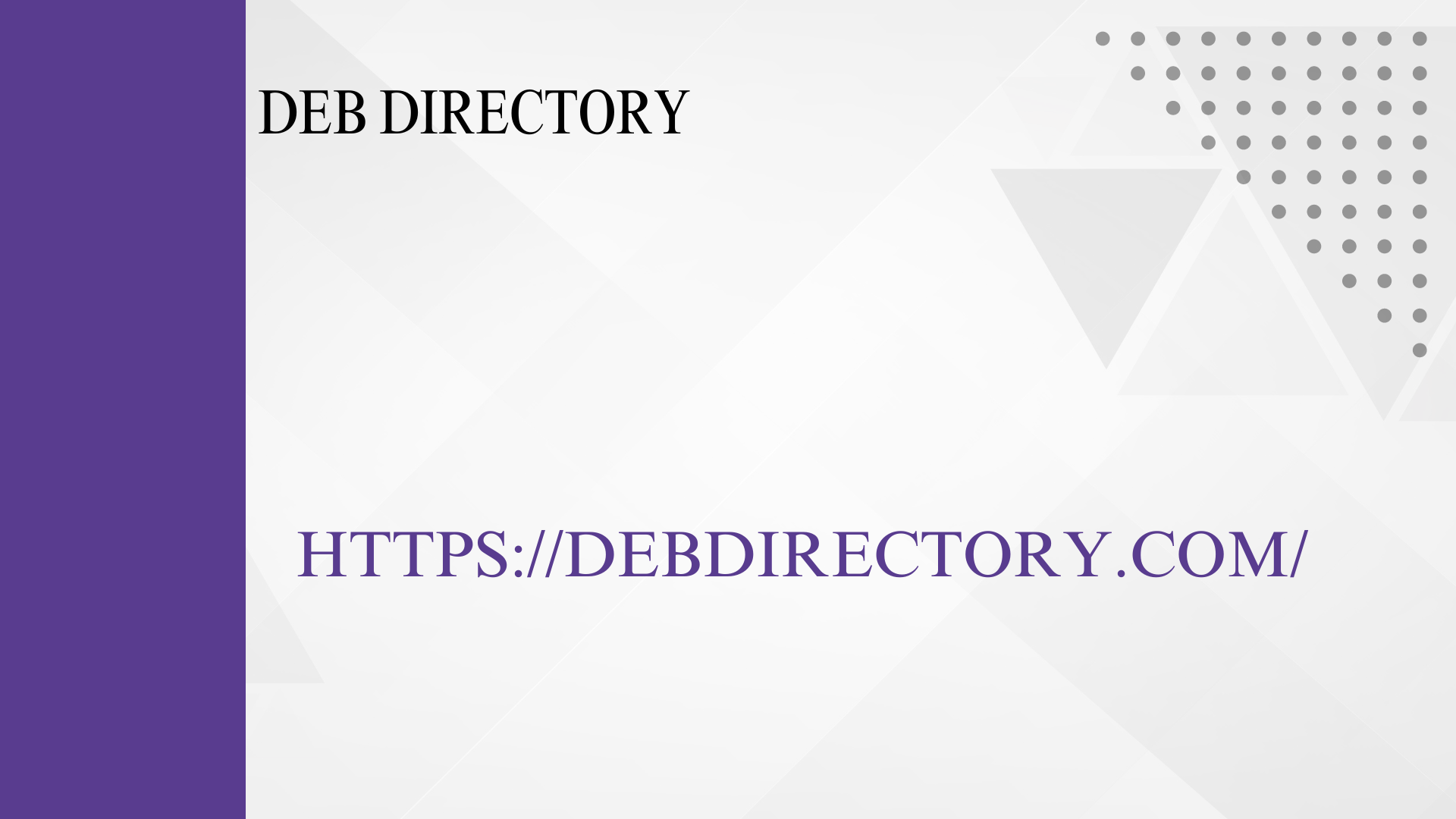 DEB Directory