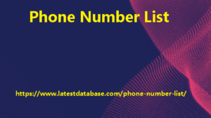 Phone Number List